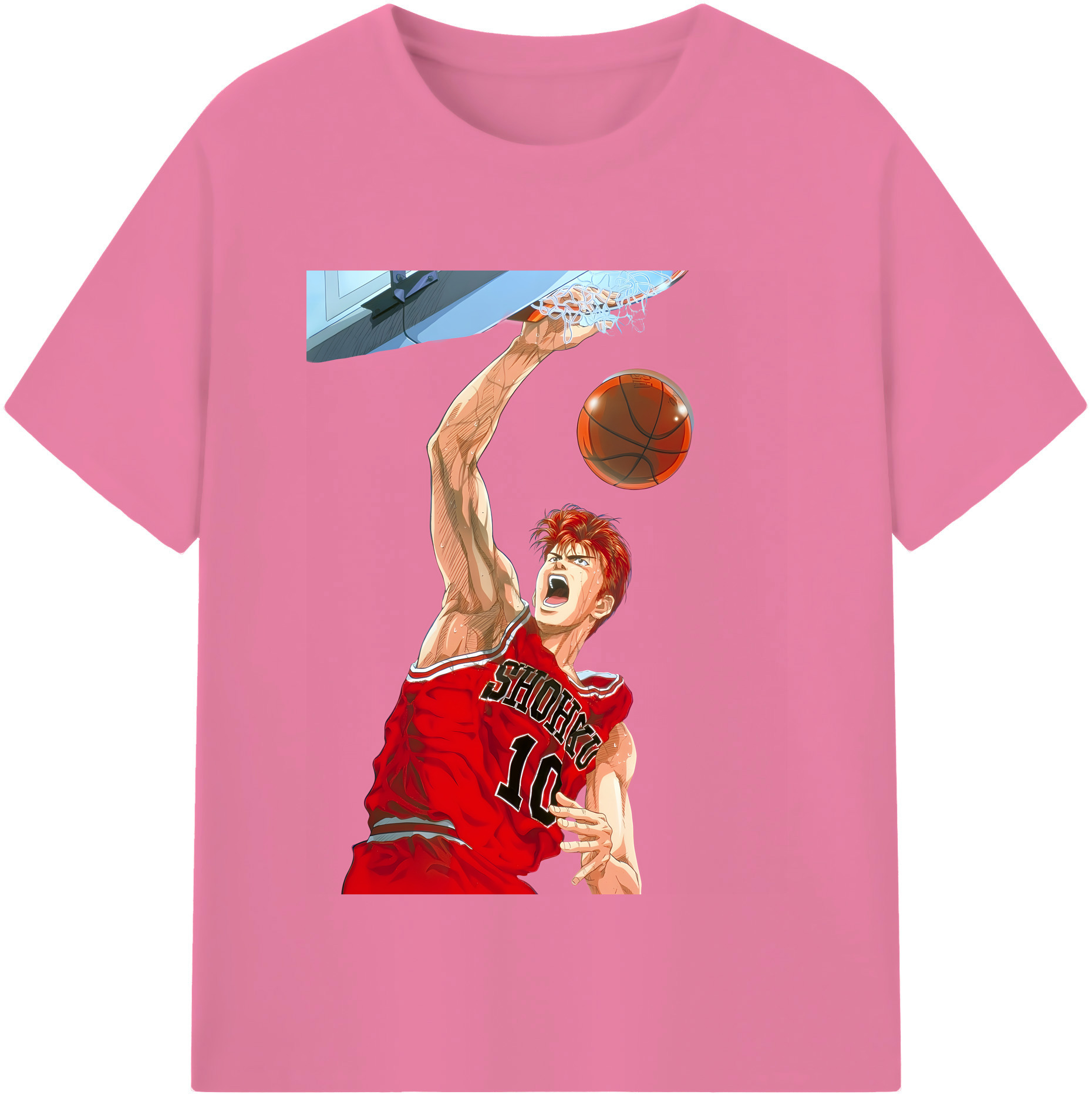 （画像用） SLAM DUNK／スラムダンク 綿100％半袖Tシャツ（フロントプリント）